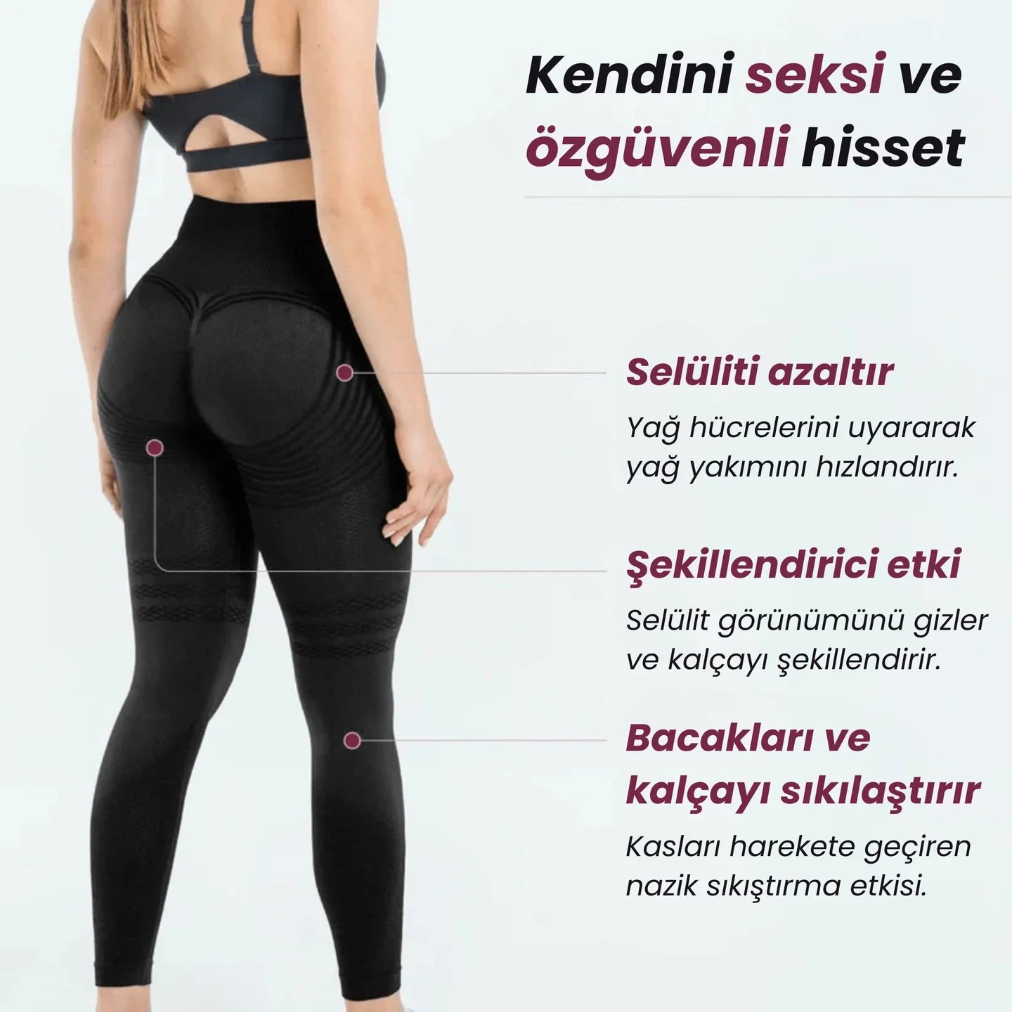 KAIA™ 3D Şekillendirici Anti-Selülit Tayt